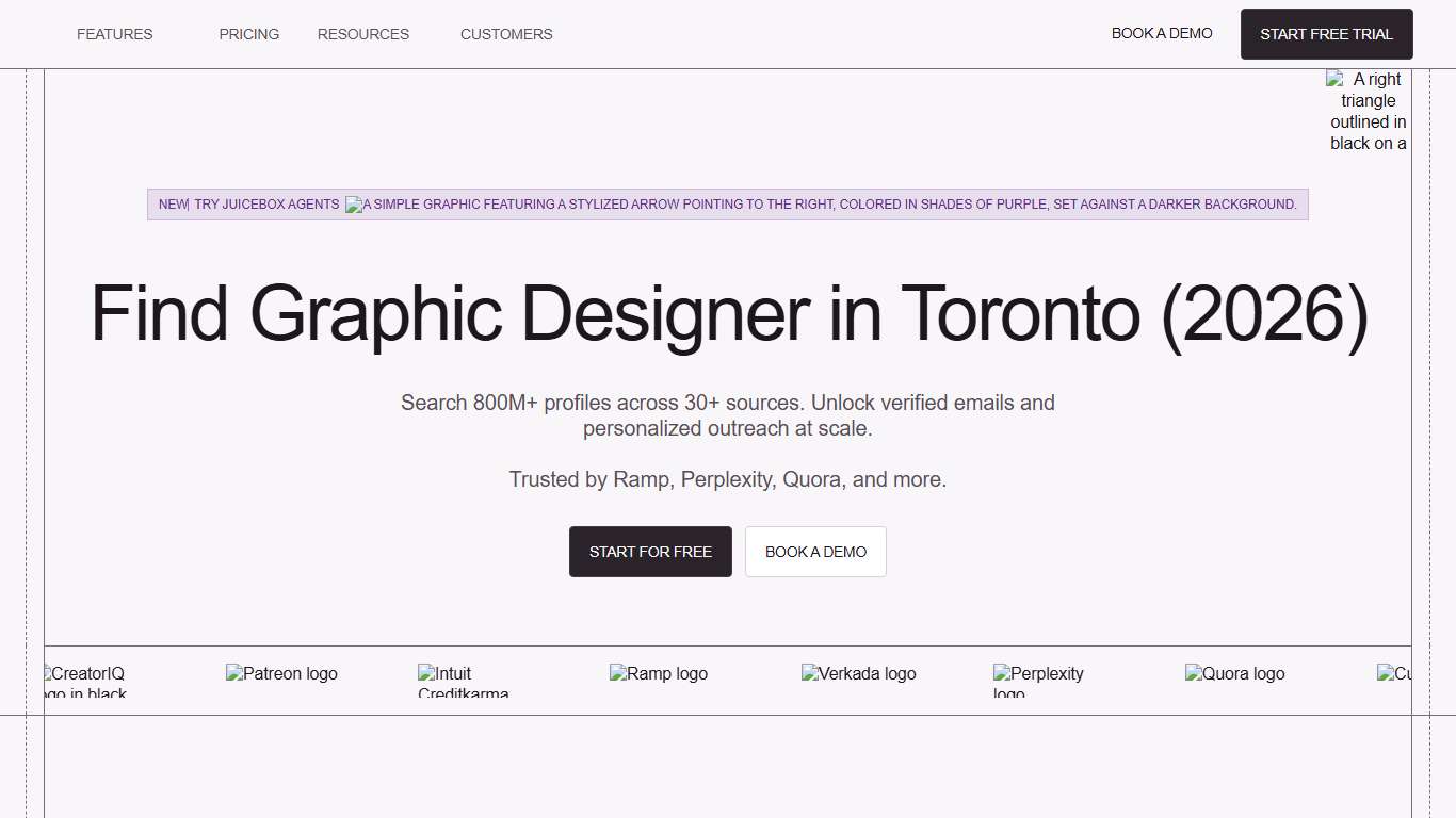 Find Graphic Designer in Toronto (2026) — Verified Talent Juicebox